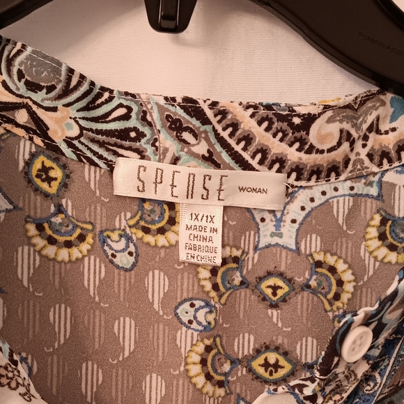 Spence blue tunic size 1X - Picture 2 of 4